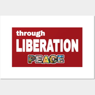 Through Liberation Peace - DeColonize Your Mind - Double-sided Posters and Art